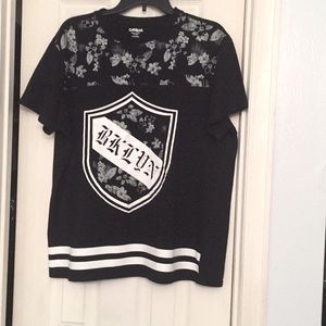 Carbon “BKLYN” Floral Stretch T-Shirts